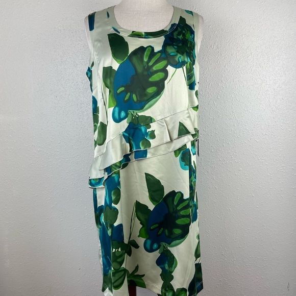 NWT Simply Simply Vera Wang Island Getaway Midi Dress Size M - Picture 1 of 9